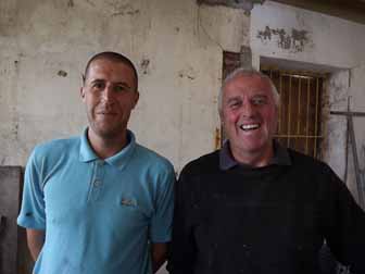 Asa and Jim share a joke.