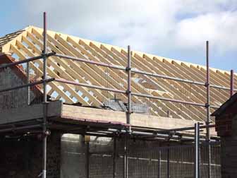 View of the roof from another angle.