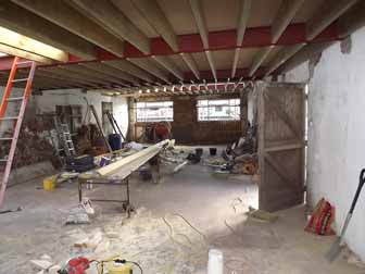 Ground floor view looking towards the river.